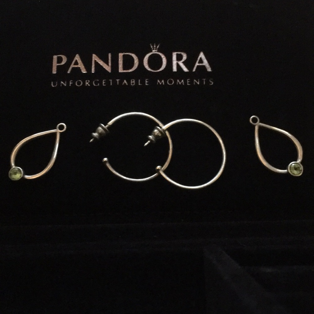 Pandora hoops and charms